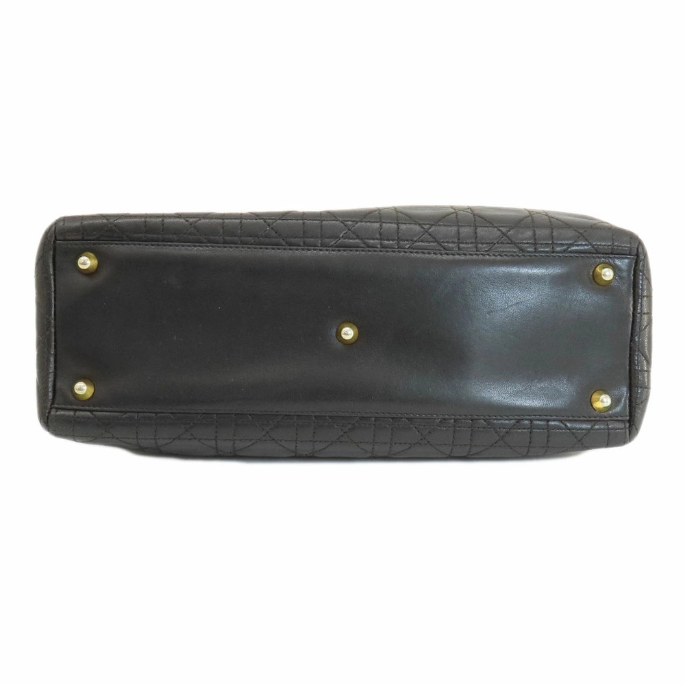 Christian Dior Lady 2way Cannage quilted handbag calfskin Black - Picture 4 of 11